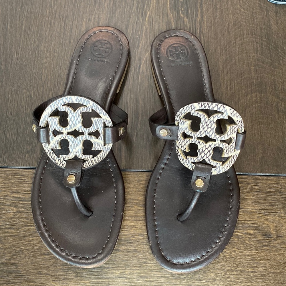 Tory Burch Miller Sandal, Leathee